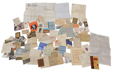 Lot 642 - A quantity of ephemera, to include air raid...