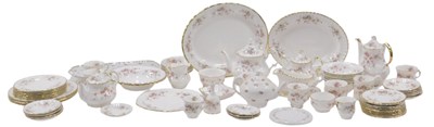 Lot 652 - A Paragon Victoriana rose pattern part dinner...