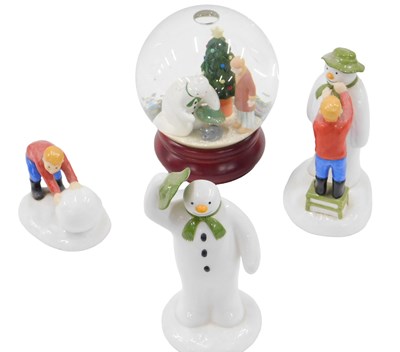Lot 490 - Three Coalport Characters The Snowman...