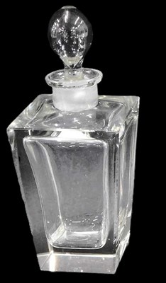 Lot 511 - An Art Glass square section spirit decanter...