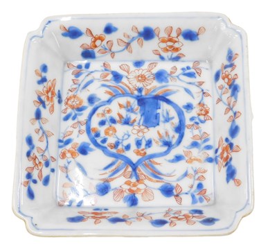 Lot 515 - A 19thC Japanese Imari pattern square Japanese...