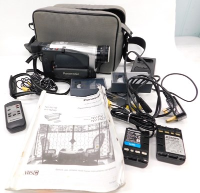 Lot 2261 - A Panasonic RZ2 camcorder, together with...