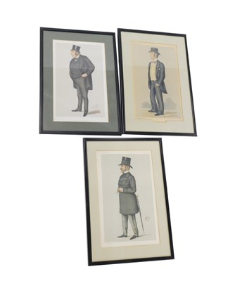 Lot 860 - Three prints after Spy, to include Lord...