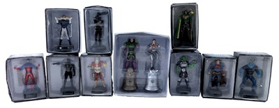 Lot 925 - A group of DC Comics painted metal figures, to...