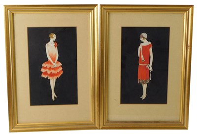 Lot 871 - 1920s School, ladies wearing flapper dresses,...