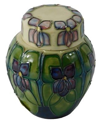 Lot 881 - A Moorcroft pottery ginger jar and...