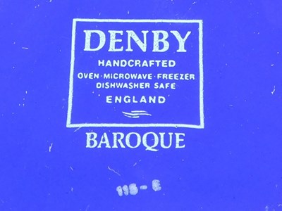 Lot 972 - A group of Denby Baroque pattern part dinner...