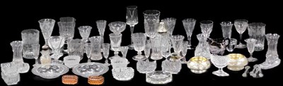 Lot 903 - A quantity of 19thC and later glass, to...