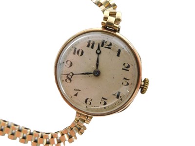 Lot 69 - A Rolex lady's 9ct gold cased wristwatch,...