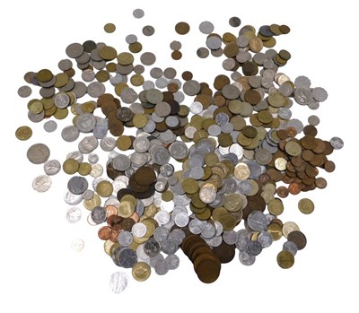 Lot 977 - A large quantity of foreign coins, various...