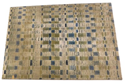 Lot 1083 - A modern rug, in shades of beige, brown, and...