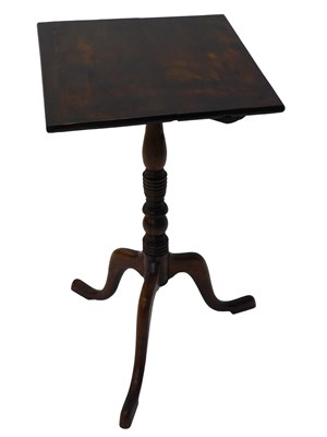 Lot 1127 - A 19thC country made oak occasional...