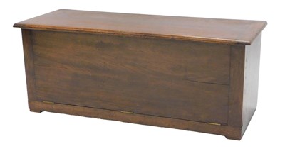 Lot 1147 - An oak chest, with a hinged top and a hinged...