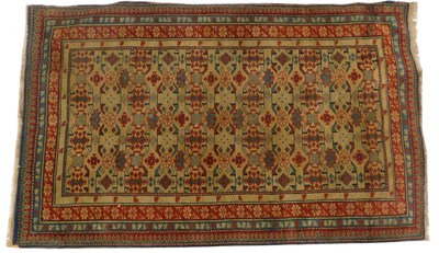 Lot 1166 - A Persian rug, with an allover geometric...