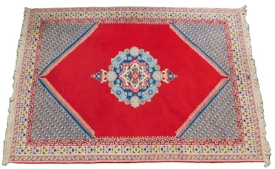 Lot 1170 - A Persian type carpet, with a central lozenge,...