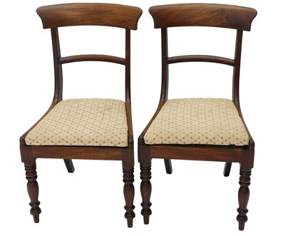 Lot 1230 - A pair of early 19thC mahogany dining...