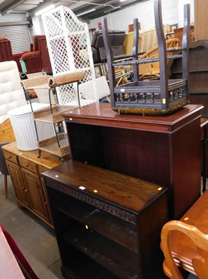 Lot 1559A - A group of furniture, to include a pine...