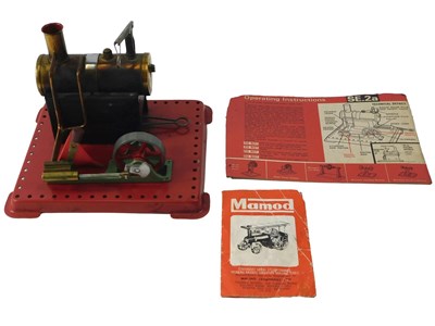 Lot 120 - A Mamod tinplate static engine, with brass...
