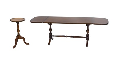 Lot 1199 - A mahogany drop leaf coffee table, 52cm...