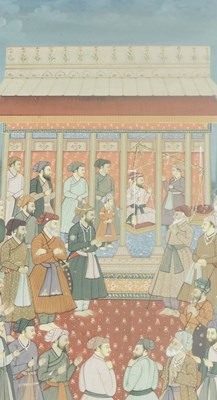 Lot 53 - Indian School (19thC).  Maharajah and...