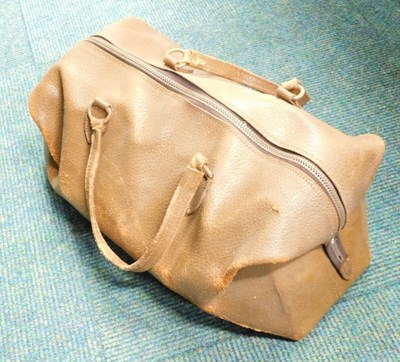 Lot 2116A - A leather bag.