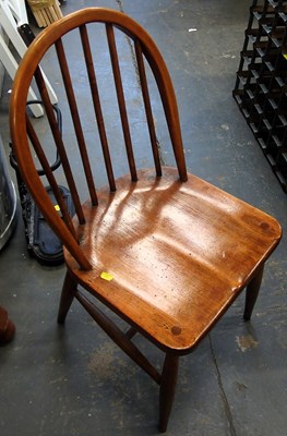 Lot 1548A - Windsor backed oak Chair, wartime 1941 Utility...