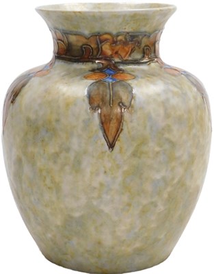 Lot 35 - A Cranston pottery vase, with tube line...