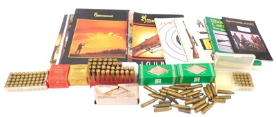 Lot 28 - Assorted gun cartridges, ram rods, fuel rods,...