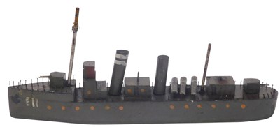 Lot 38 - A scratch built wooden model of a World War I...