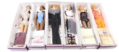 Lot 42 - Six Tommer dolls, boxed, comprising Jac, RCW...