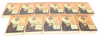 Lot 53 - Books. The Punch Library of Humour, gilt...