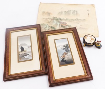 Lot 74 - A group of Japanese ceramics and...