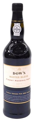 Lot 88 - A bottle of Dow's Master Blend Finest Reserve...