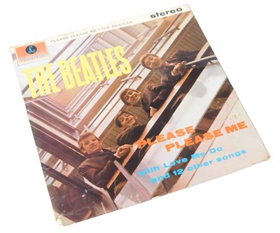 Lot 2 - A The Beatles Please Please Me 1963 first gold...