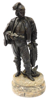 Lot 6 - French School (19thC). A bronze sculpture of a...