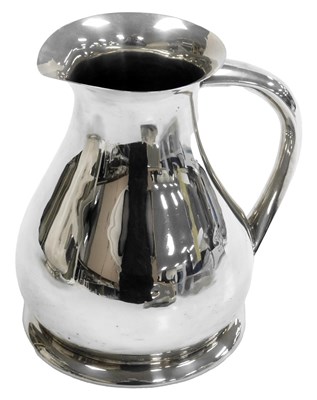Lot 102 - An Edward VII silver water jug, of plain...