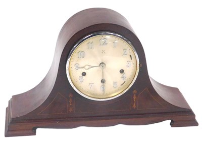 Lot 167 - An early 20thC mahogany cased mantel...
