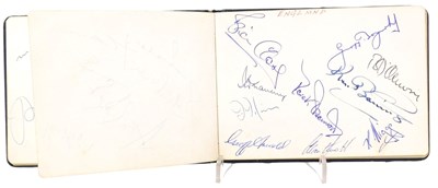 Lot 239 - An autograph album containing autographs of...