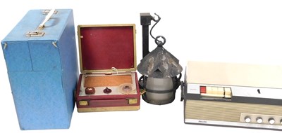 Lot 252 - A Philips four track tape recorder, a GEC...