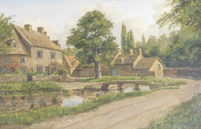 Lot 284 - Philip Kilner (British 20thC). Country village...
