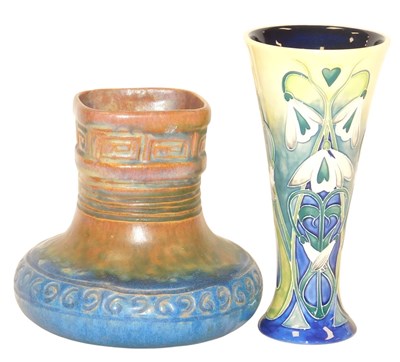 Lot 261 - A Denby Danesbyware pottery vase, of outswept...