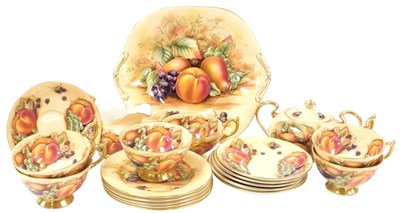 Lot 269 - An Aynsley porcelain Fruit pattern part tea...