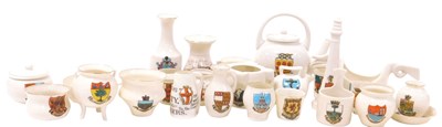 Lot 281 - A group of Goss and Crested china, including a...