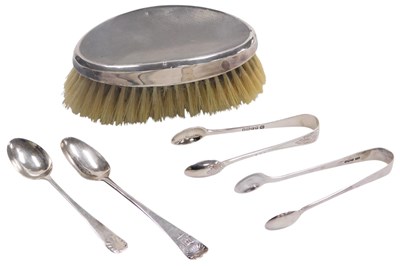Lot 325 - A pair of Victorian silver sugar tongs,...