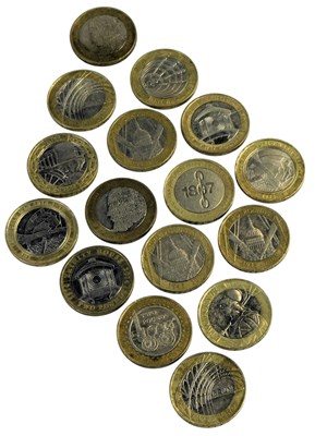 Lot 231 - Sixteen Queen Elizabeth II commemorative two...