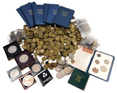 Lot 240 - Pre decimal coinage, to include George VI and...