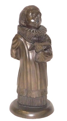 Lot 356 - A Genesis Fine Arts bronzed plaster figure of...