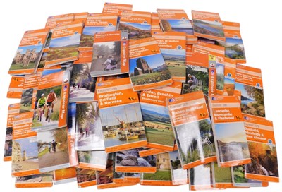 Lot 367 - Ordnance Survey Explorer maps, together with A-...