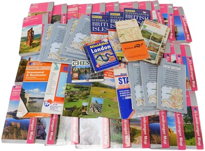 Lot 369 - Ordnance Survey and Landranger maps, Philip's...