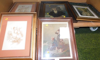 Lot 2027 - Various pictures, prints, etc., to include...